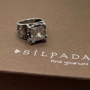 Silpada Uptown Cubic Zirconia Ring